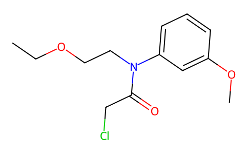 m-Acetanisidide, 2-chloro-N-(2-ethoxyethyl)- 100346-60-9